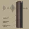 0.83 in. x 7.87 ft. x 1 ft. Slat Wood Sound Absorbing Decorative Wall Paneling 2-Pack - 4 of 4