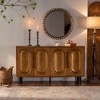 ORRD Modern 4-Door Sideboard Buffet Cabinet, Handleless Console Table with Adjustable Shelf for Dining Room, Kitchen & Entryway Storage - 2 of 4