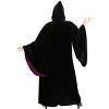 HalloweenCostumes.com Adult Plus Size Disney Old Witch Costume Robe | Disney Snow White Movie Queen's Disguise Black Robe Costumes - 4 of 4