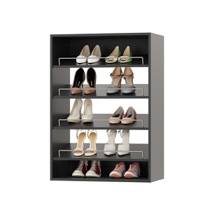 ROOMTEC  Shoe Shelf Short Tower Closet, Modular Closet System with Shelf,  Customizable Clothes Storage Unit for Bedroom or Walk-in Closet - 1 of 1