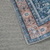 Area Rug Machine Washable Soft Non Shedding Non Slip Floor Carpet Boho Vintage Floral Throw Rug for Bed Room Dining - 4 of 4