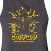 Women's - Pokémon - Pikachu Lightning Art Graphic Racerback Tank - 2 of 3