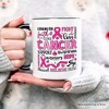 Breast Cancer Awareness Ribbon Mug, In October We Wear Pink Support Gift  (Non-Custom Only)| OrnamentallyYou - 3 of 4