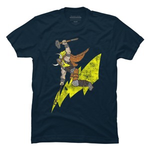 Men's Design By Humans Ride the lighting By Biotwist T-Shirt - 1 of 4