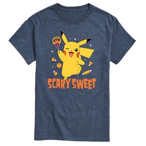 Men's - Pokémon - Pikachu Scary Sweet Short Sleeve Graphic T-Shirt - 1 of 4
