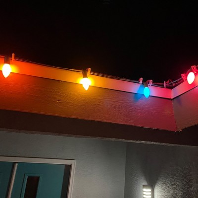 Northlight Opaque C7 Christmas String Lights - MultiColor - 24' Green Wire - 25ct
