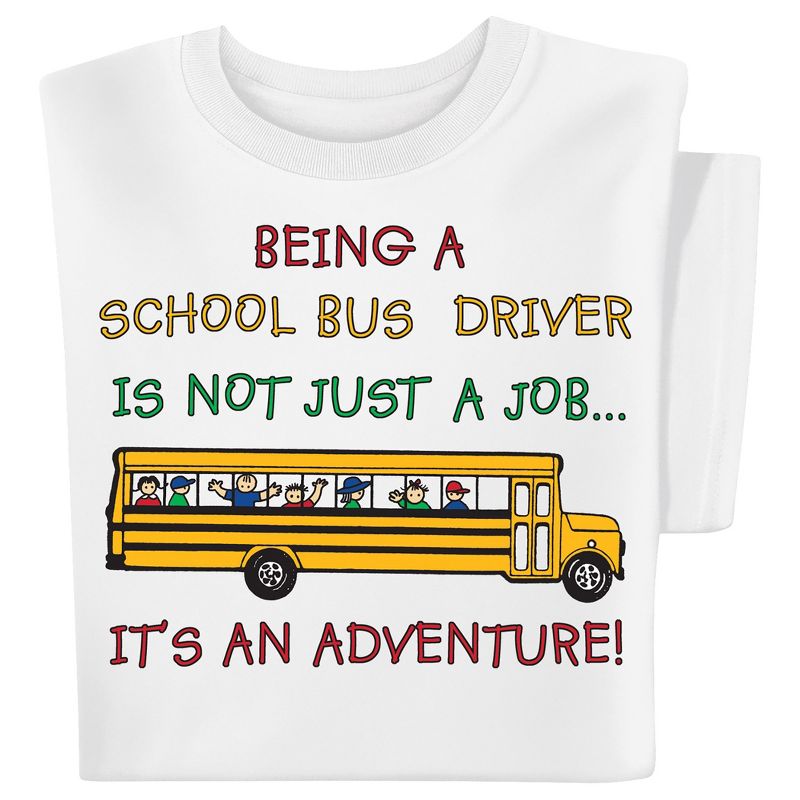 Collections Etc School Bus Driver T-shirt, 1 of 5