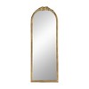 Lomsoe 19"x56" Wood Floor Mirror, Full Body Mirror Dressing Make up Mirror for Bathroom Bedroom Living Room - 2 of 4