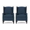 Set of 2 Wescott Contemporary Fabric Recliners - Christopher Knight Home - 2 of 4