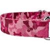 Country Brook Petz Pink Bone Camo Martingale Dog Collar and Leash - 4 of 4
