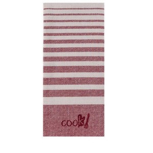 Kay Dee Cooks Kitchen Marsala Cotton Embroidered Tea Towel 1 pk (Case of 6) - 1 of 1