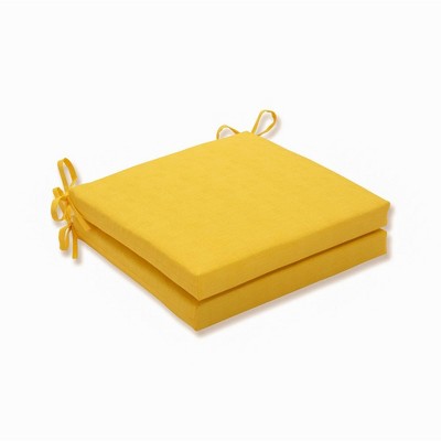 Outdoor 2-Piece Square Seat Cushion Set - Fresco Solid - Pillow Perfect