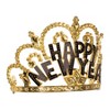 Beistle Plastic Happy New Year Tiara, (2/Pkg) Gold - 4 of 4