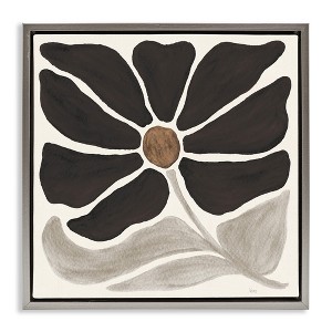 Stupell Industries Modern Neutral Flower, 25" x 25" - 1 of 4