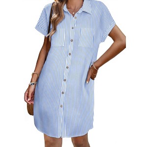 unusual casual dresses Banned Navy Blue & White Sailor Swing Dress - Large Cocktail Dress Fall Casual Drop shoulder solid dress discount_40% off Size:3XL (11-13 yrs.)