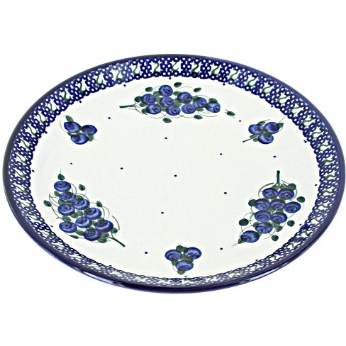 Blue Rose Polish Pottery 401 Millena Dessert Plate - image 1 of 2