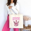 City Creek Prints Coquette Country Music Canvas Tote Bag - 15x16 - Natural - 2 of 2