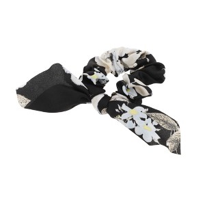 Unique Bargains Tie Triangle Ribbon Print Scrunchies 1 Pc - 1 of 4