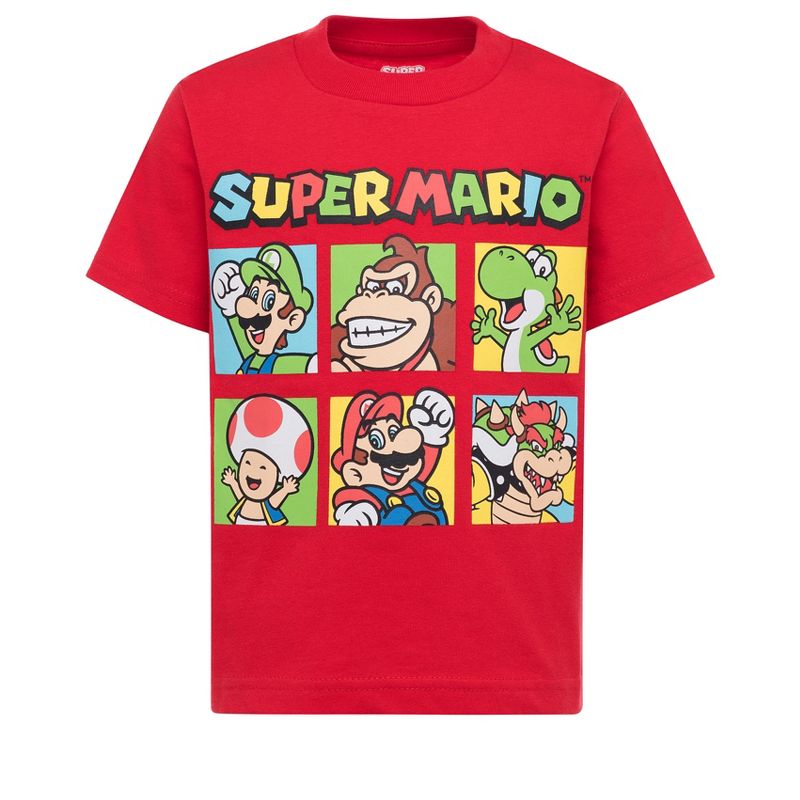 SUPER MARIO Nintendo Mario Luigi Baby Boys 3 Pack Graphic T-Shirt , 4 of 5