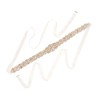 Unique Bargains Handmade Rhinestone Wedding Dress Accessories Bridal Belt with Ribbon - 3 of 4