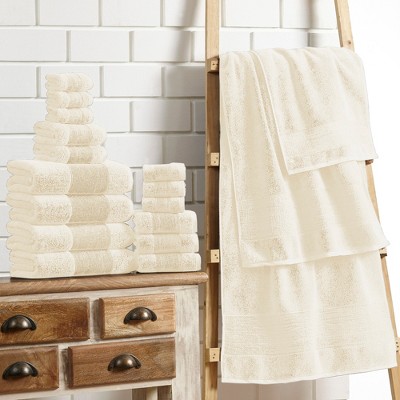 Ivory Organic Cotton 18-Piece Towel Set