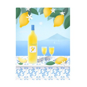 Canvas Wall Art - Petra Lizde  'Limoncello' Wall Art for Living Room, Bedroom, or Office Décor by Trademark Fine Art - 1 of 4