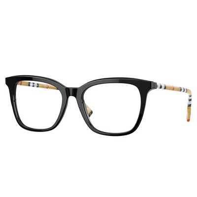 Burberry BE 2390 3853 Womens Square Eyeglasses Black 52mm
