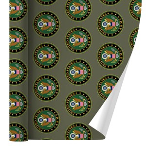 U.S. Army United States Army Eagle Logo Gift Wrap 30" x 72" - 1 of 4