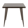 NicBex Dining Table Square Kitchen Table Industrial Dining Table in Antique for Dining Room - 3 of 3