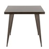 NicBex Dining Table Square Kitchen Table Industrial Dining Table in Antique for Dining Room - image 3 of 3