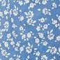 sky blue floral