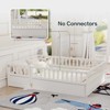 Floor bed, integral construction with super high security barrier, door, children's floor bed frame - 3 of 4