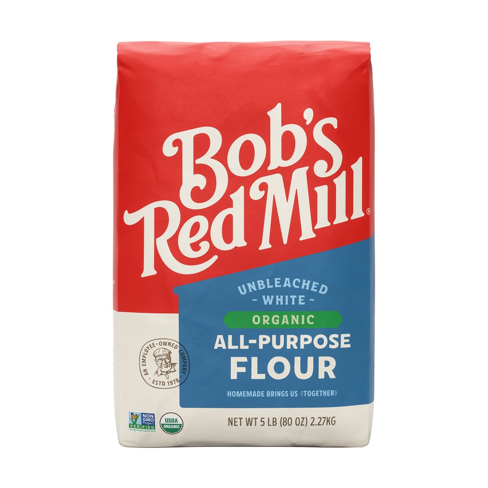 Bob's Red Mill UNBLEACHED WHITE ALL-PURPOSE ORGANIC FLOUR