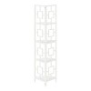 Monarch Specialties Bookshelf Bookcase Etagere Corner 4 Tier 62InchH Office Bedroom Metal Laminate White Contemporary Modern - 4 of 4