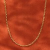Ross-Simons Italian 3.3mm 18kt Gold Over Sterling Rolo-Link Necklace - 3 of 4