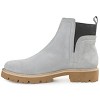 Journee Signature Womens Genuine Leather Bristol Round Toe Block Heel Chelsea Booties - 2 of 4