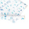 Two-Sided "Ski Toile" Heavyweight Christmas/Holiday Gift Wrap by Ramus & Co (Eight Sheets) - 2 of 4