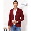 Men's Two - Button Single Blazer, Stylish and Versatile Suit Jacket for Formal and Casual Occasions - 2 of 4