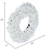 Vickerman 20" Real Touch Hydrangea Wreath - 3 of 4