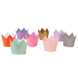 Meri Meri Mini Glitter Party Crowns (Pack of 8) - 1 of 4