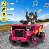 12V Kids Ride-On Dump Truck with Remote Control, Auto-Lifting Bed, Shovel, LED Lights, Electric Construction Vehicle Toy for Toddlers Ages 3-8 - 3 of 4