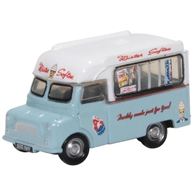 Bedford CA Ice Cream Van "Mister Softee" Light Blue with White Top 1/148 (N) Scale Diecast Model Car by Oxford Diecast