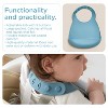 Soft Silicone Baby Feeding Set – Includes Toddler Plates, Bowls & Adjustable Bib - 4 of 4