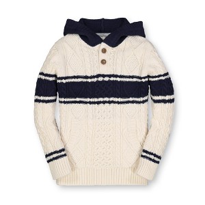 Hope & Henry Boys'  Hooded Pullover Sweater, Infant - 1 of 4