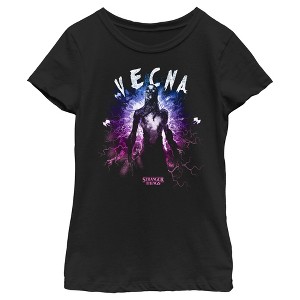 Girl's Stranger Things Vecna The Upside Down Monster T-Shirt - 1 of 4