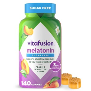 Vitafusion Melatonin Dietary Supplement Adult Gummies - Fruit - 140ct - 1 of 4