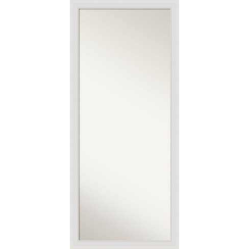 Essex White Satin Frame – MirrorMate