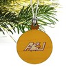 Ashland University Secondary Logo Mini Small Tiny Wood Christmas Tree Holiday Ornament - 3 of 4