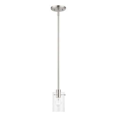 Livex Lighting Munich 1 - Light Pendant in  Brushed Nickel