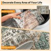 Area Rug, Rugs for Living Room, Non Slip Stain Resistant Kitchen Rug, Vintage Distressed Accent Rug - 3 of 4